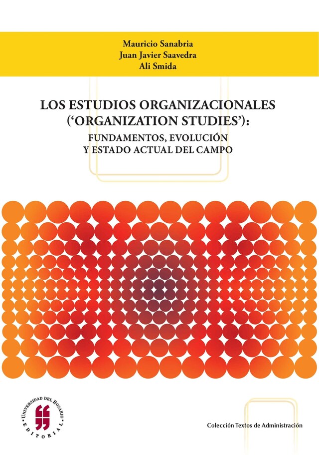 Kirjankansi teokselle Los estudios organizacionales ('organization studies')