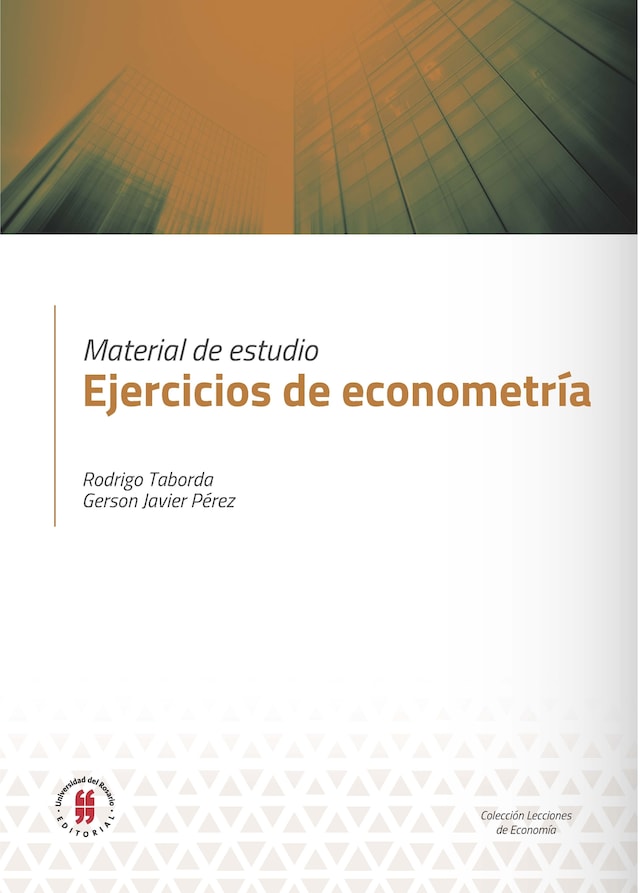 Book cover for Ejercicios de econometría