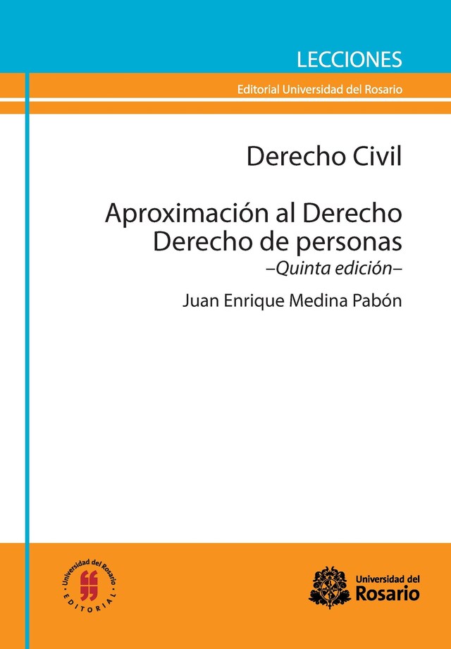 Boekomslag van Derecho Civil. Aproximación al Derecho. Derecho de personas