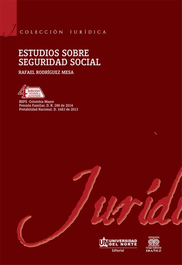 Book cover for Estudios sobre seguridad social 4 Ed