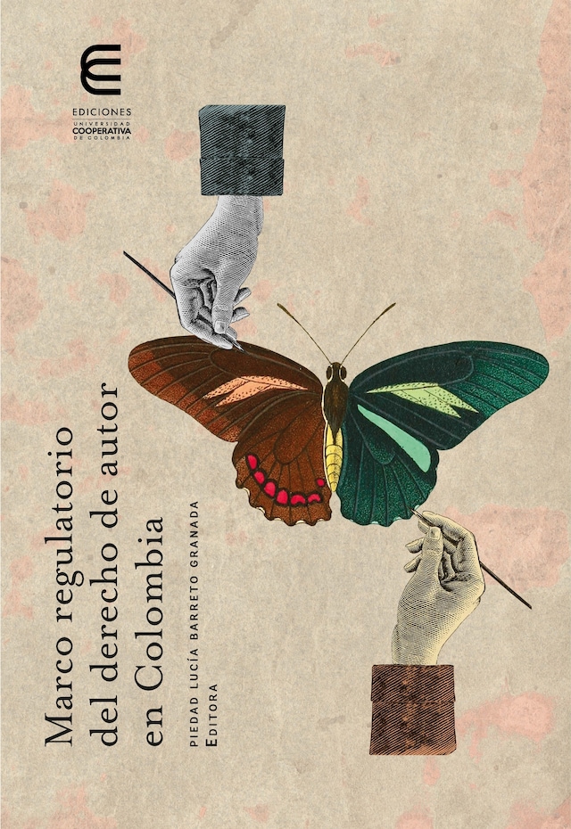 Book cover for Marco regulatorio del derecho de autor en Colombia