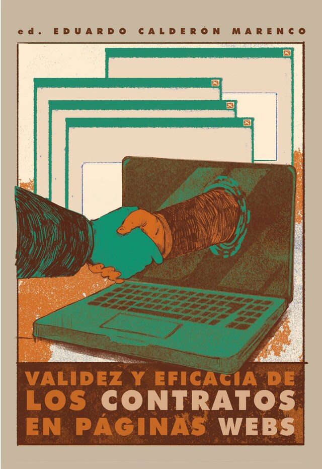 Book cover for Validez y eficacia de los contratos en páginas webs