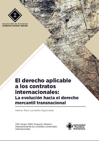 El derecho aplicable a los contratos internacionales bookCoverFor