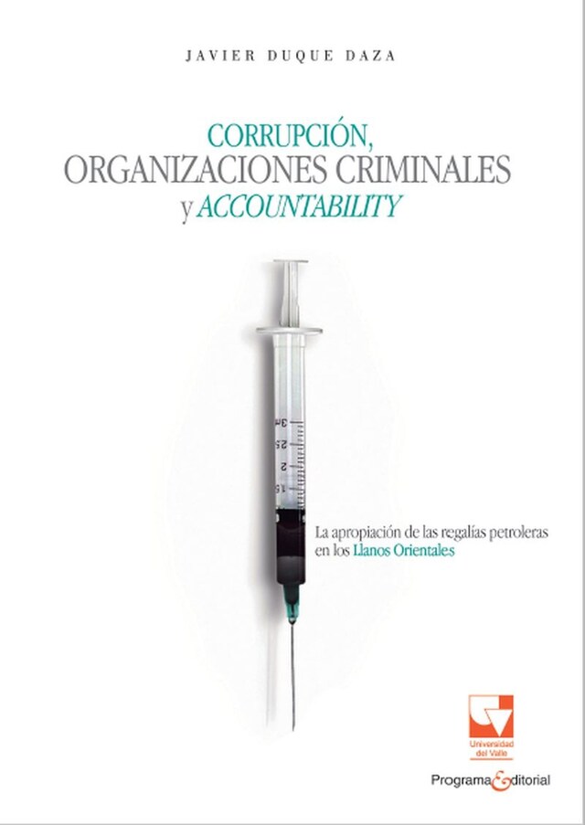 Kirjankansi teokselle Corrupción, organizaciones criminales y accountability