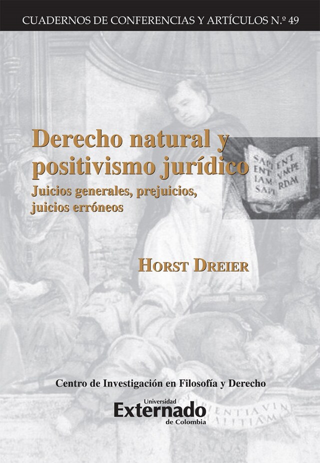 Portada de libro para Derecho natural y positivismo juridico