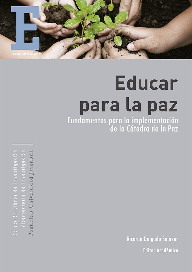 Portada de libro para Educar para la paz