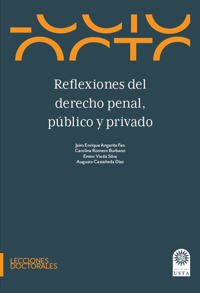 Buchcover für Reflexiones del derecho penal, público y privado