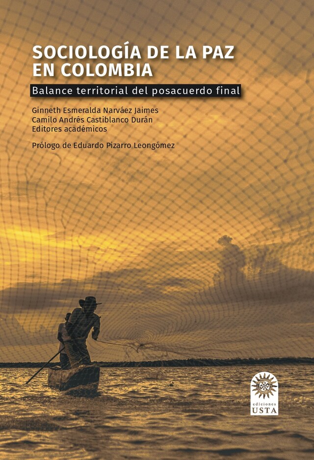 Kirjankansi teokselle Sociología de la paz en Colombia.