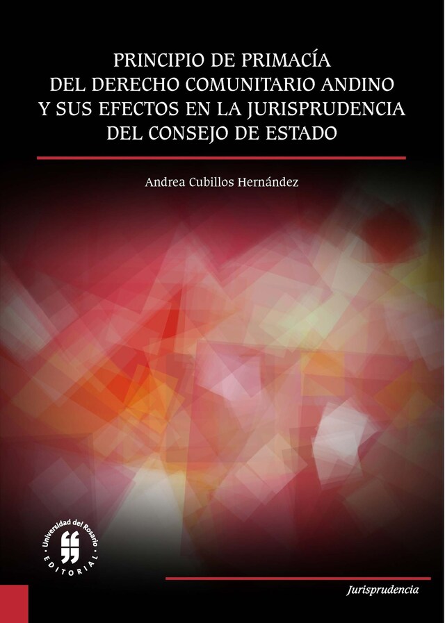 Book cover for Principio de primacía del derecho comunitario andino