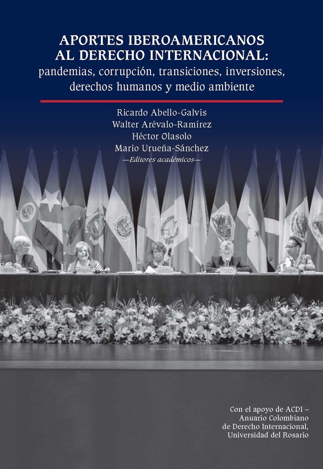 Kirjankansi teokselle Aportes iberoamericanos al derecho internacional: