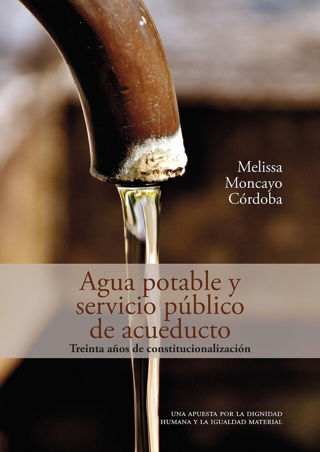 Buchcover für Agua potable y servicio público de acueducto: treinta años de constitucionalización