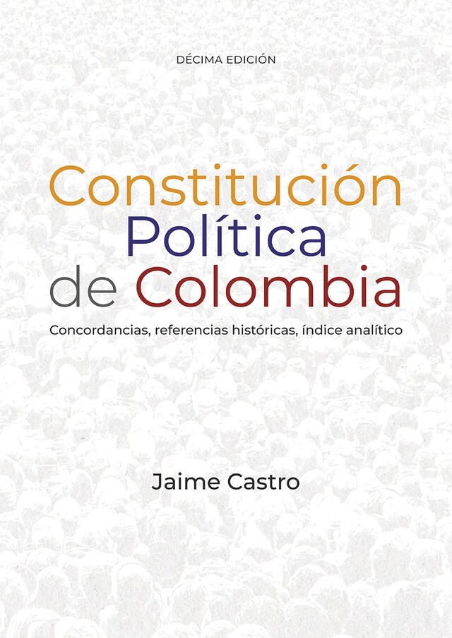 Portada de libro para Constitución política de Colombia