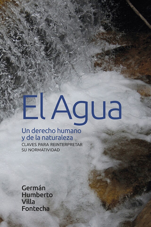 Buchcover für El agua: un derecho humano y de la naturaleza