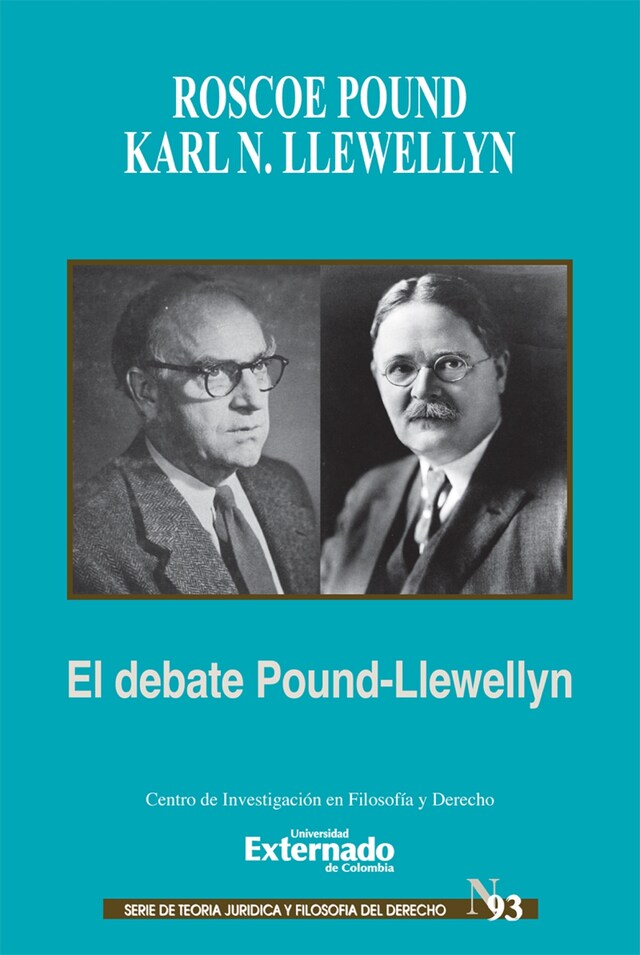 Kirjankansi teokselle El debate Pound-Llewellyn