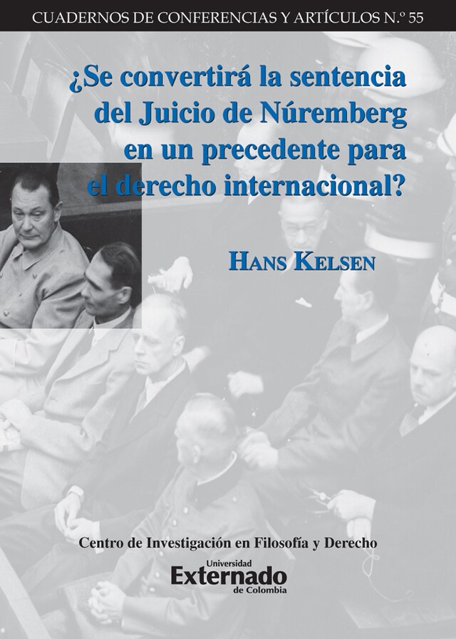 Book cover for ¿Se convertirá la sentencia del Juicio de Núremberg en un precedente para el derecho internacional?