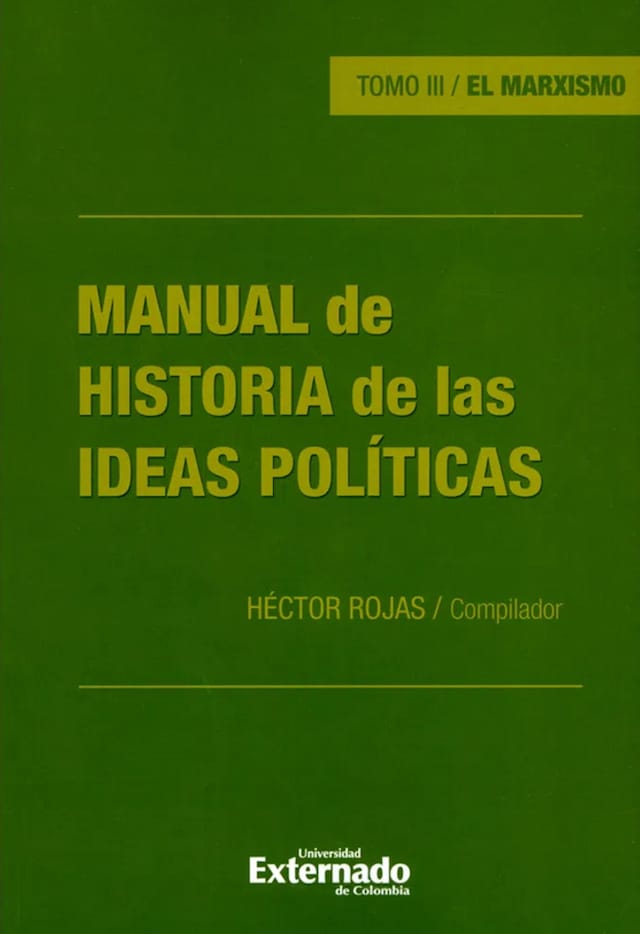 Kirjankansi teokselle Manual de historia de las ideas políticas - Tomo III