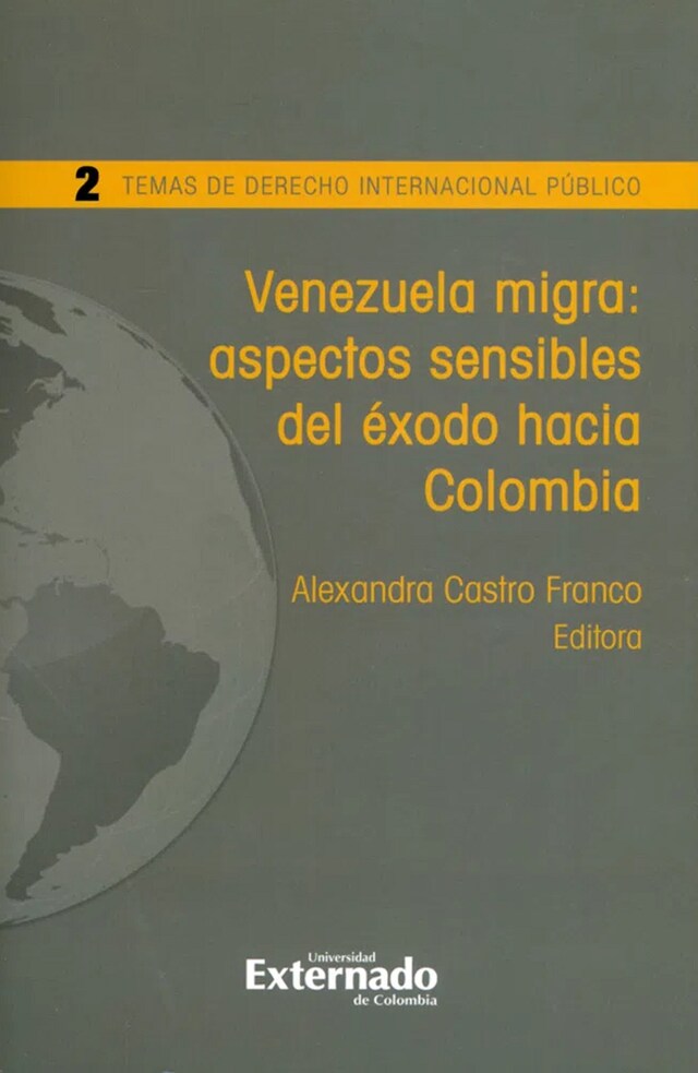 Book cover for Venezuela migra: aspectos sensibles del éxodo hacia Colombia