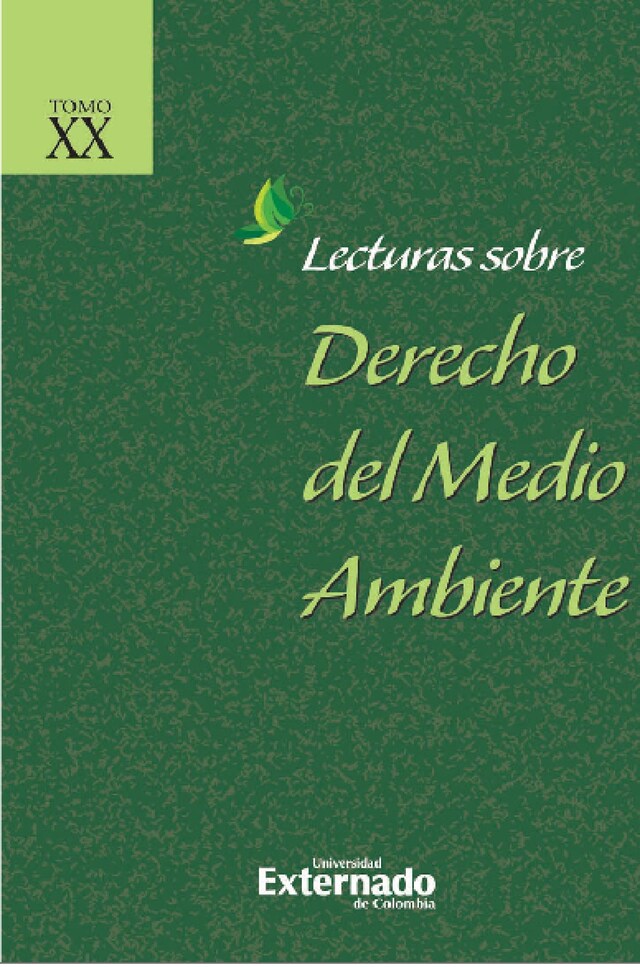 Kirjankansi teokselle Lecturas sobre derecho del medio ambiente  Tomo XX + índices