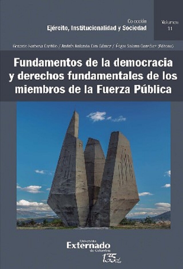 Buchcover für Fundamentos de la democracia y derechos fundamentales de los miembros de la Fuerza Pública