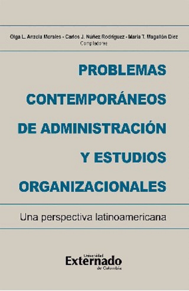 Kirjankansi teokselle Problemas contemporáneos de administración y estudios organizacionales. Una perspectiva latinoamericana