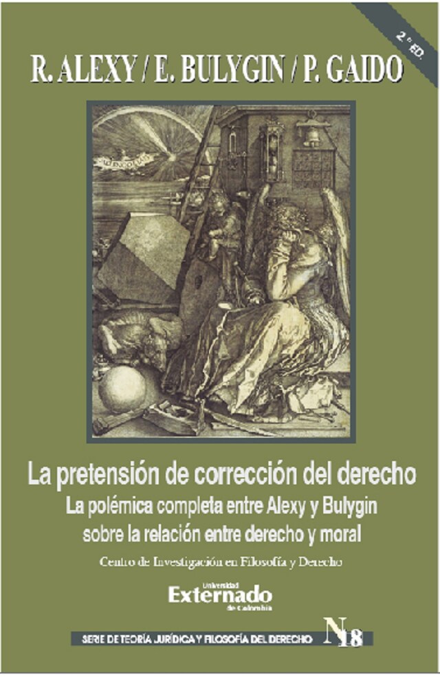 Kirjankansi teokselle La pretensión de corrección del derecho