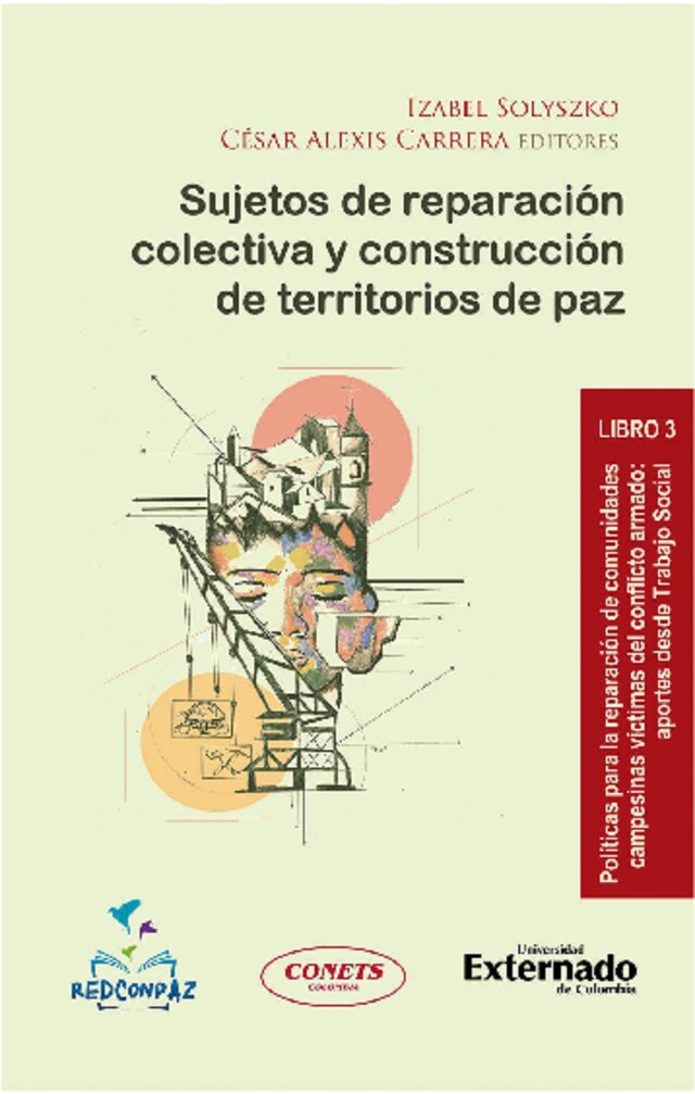 Buchcover für Sujetos de reparación colectiva y construcción de territorios de paz