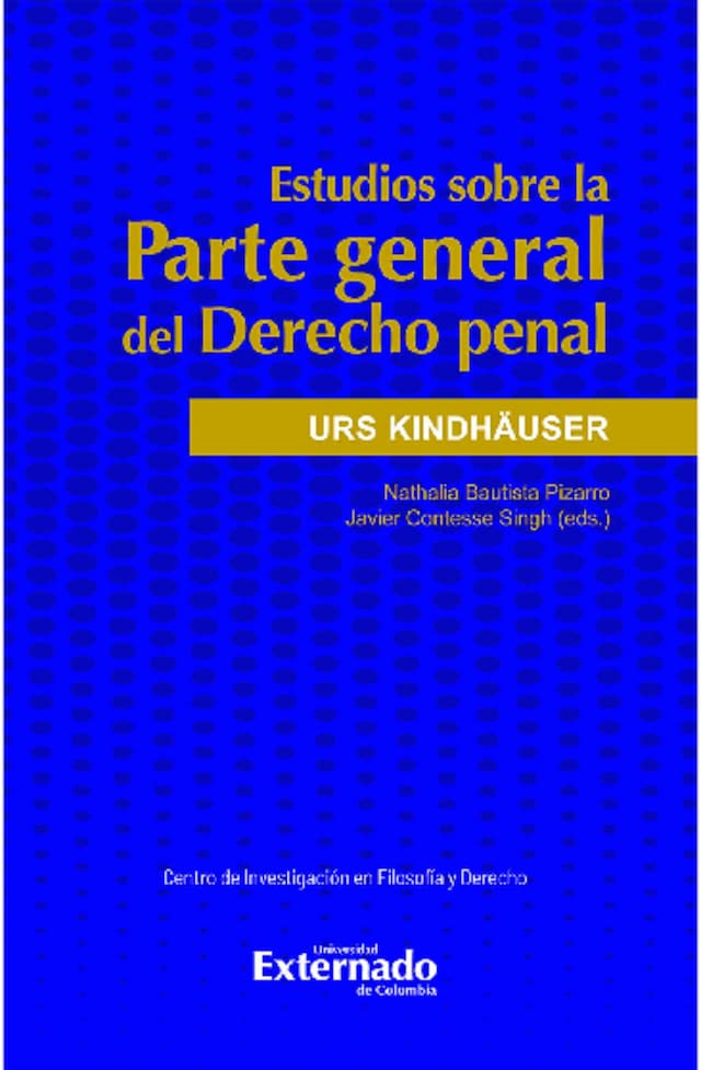 Book cover for Estudios sobre la Parte general del Derecho penal