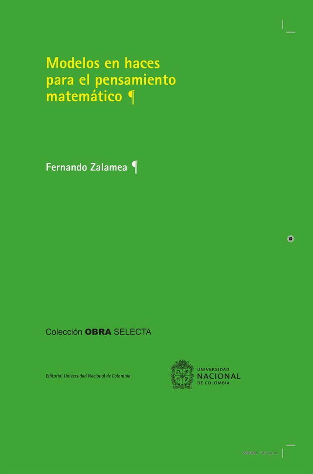 Buchcover für Modelos en haces para el pensamiento matemático