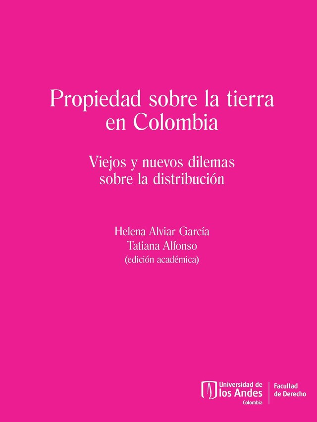 Copertina del libro per Propiedad sobre la tierra en Colombia