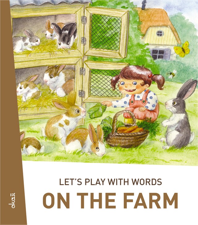 Buchcover für Let's play with words… On the farm