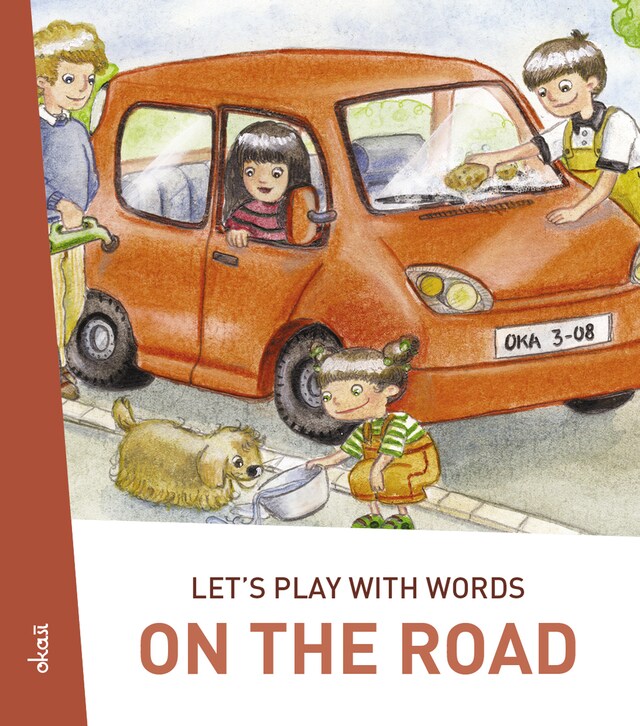 Book cover for Let's play with words… On the road