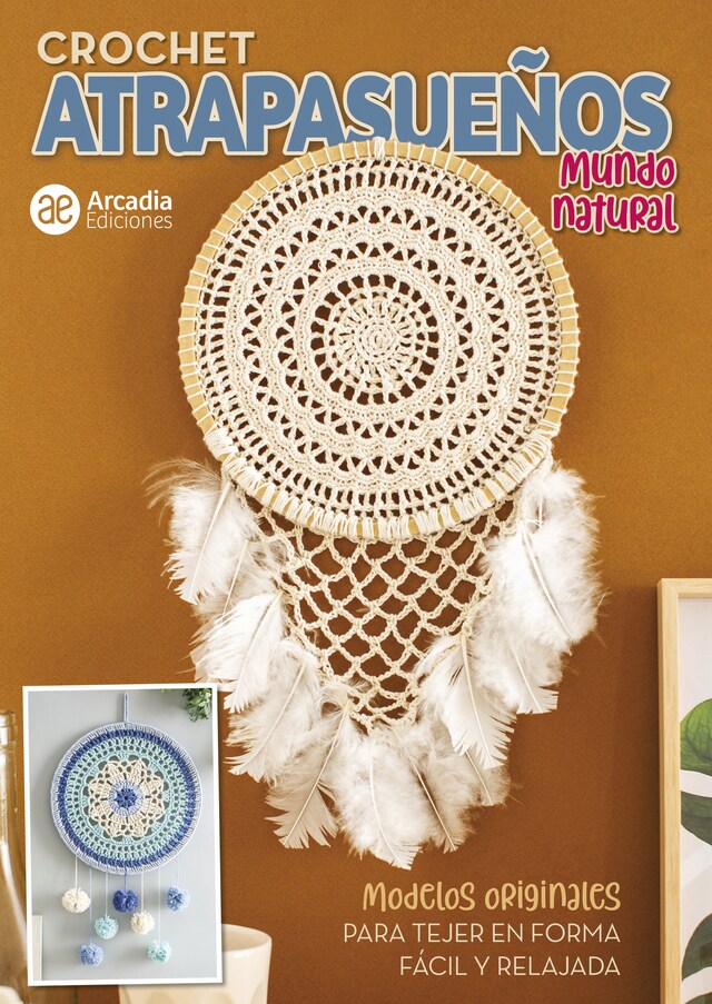 Copertina del libro per Crochet Atrapasueños. Mundo natural