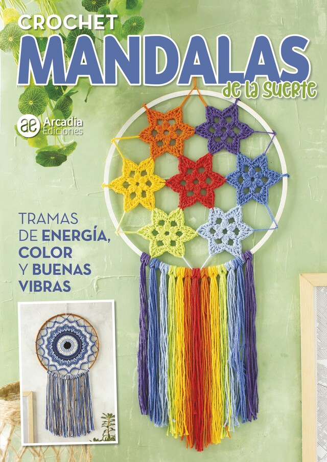 Book cover for Crochet Mandalas de la suerte