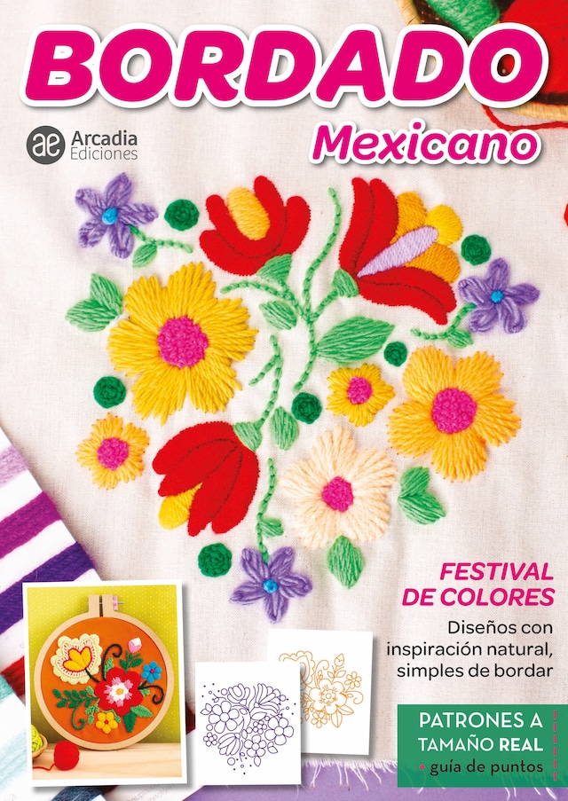 Book cover for Bordado mexicano. Festival de Colores