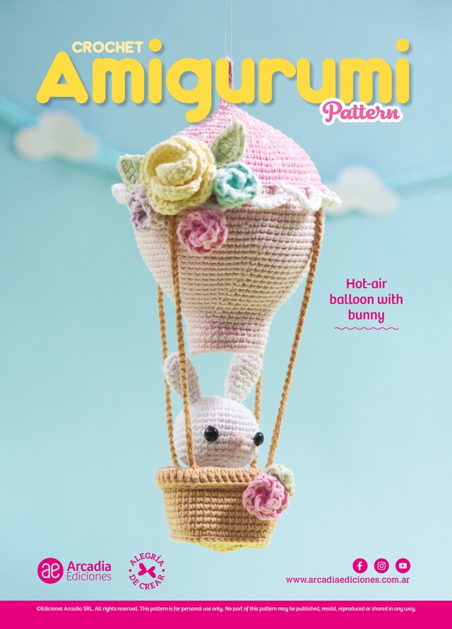 Portada de libro para Crochet Amigurumi Pattern