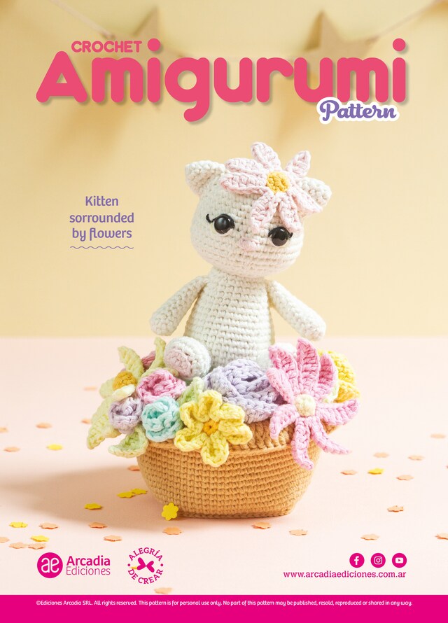 Okładka książki dla Crochet Amigurumi Pattern