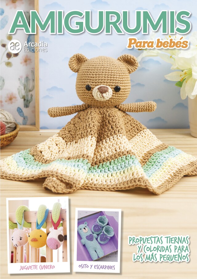 Portada de libro para Amigurumis para bebés