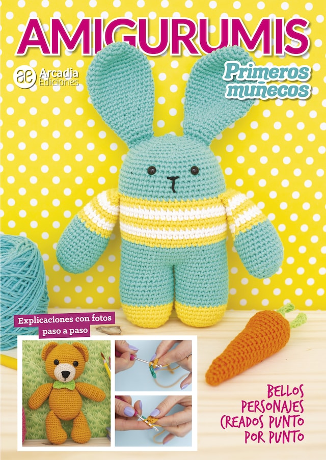 Portada de libro para Amigurumis Primeros muñecos