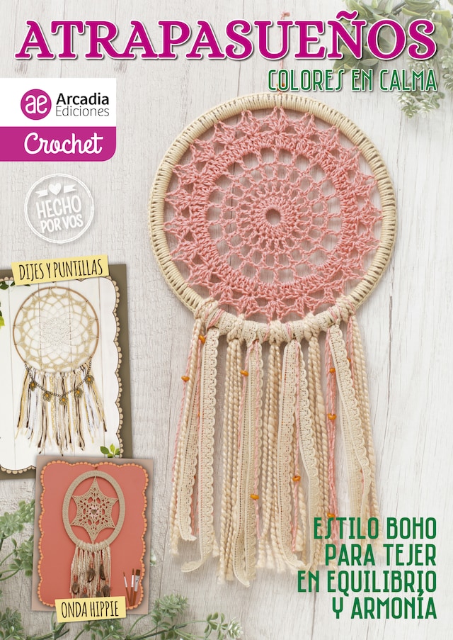 Buchcover für Crochet Atrapasueños colores en calma