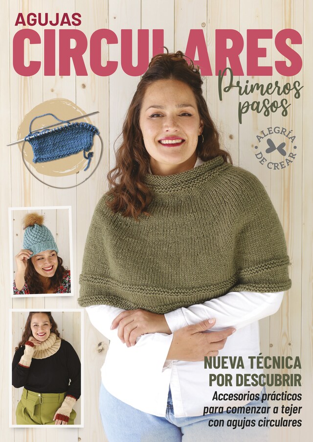 Buchcover für Agujas circulares primeros pasos