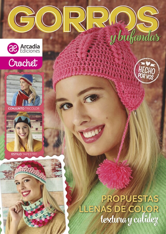 Kirjankansi teokselle Crochet Gorros y bufandas