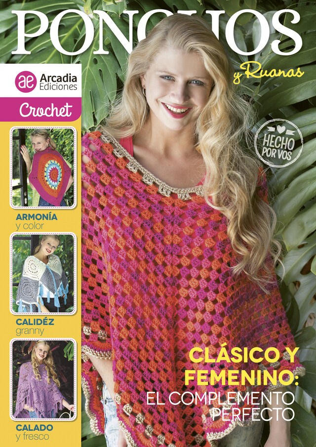 Bokomslag för Ponchos y Ruanas Crochet