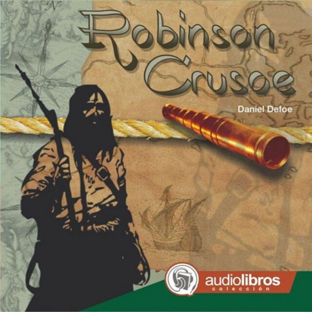 Couverture de livre pour Robinson Crusoe