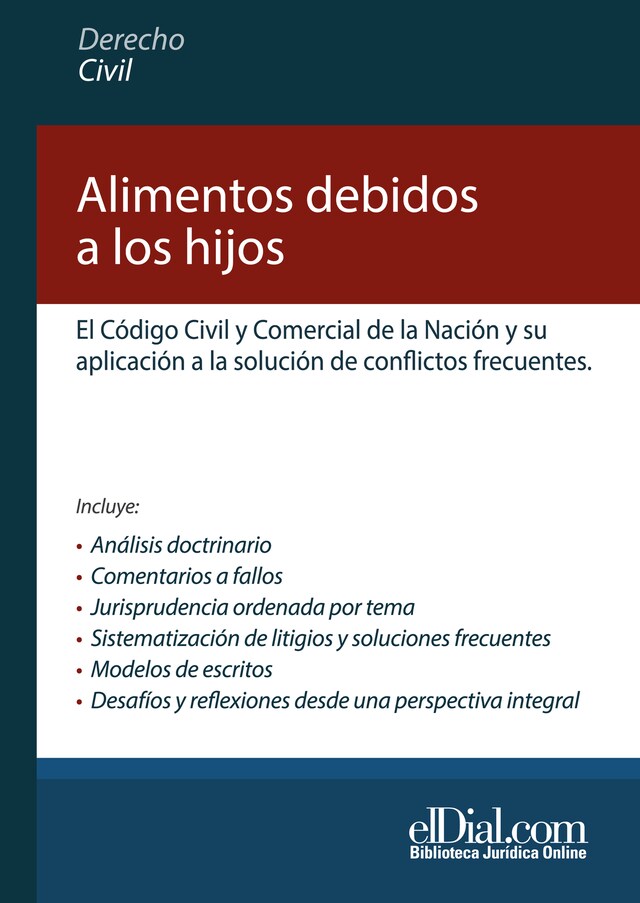 Book cover for Alimentos debidos a los hijos