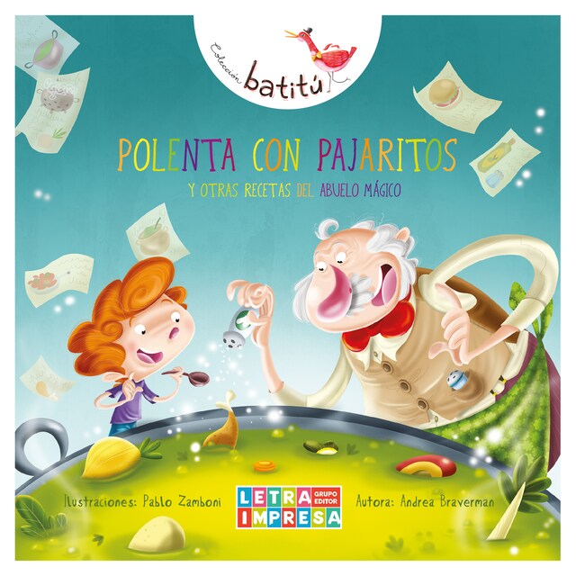 Portada de libro para Polenta con pajaritos