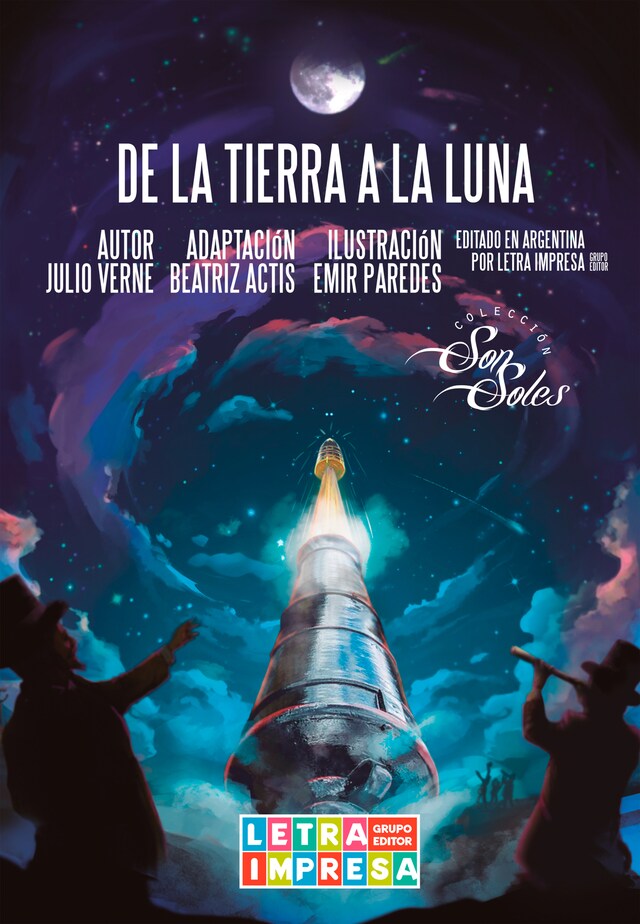 Book cover for De la Tierra a la Luna