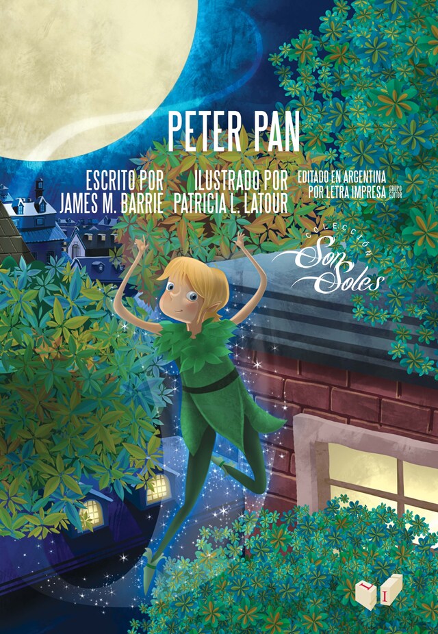 Kirjankansi teokselle Peter Pan