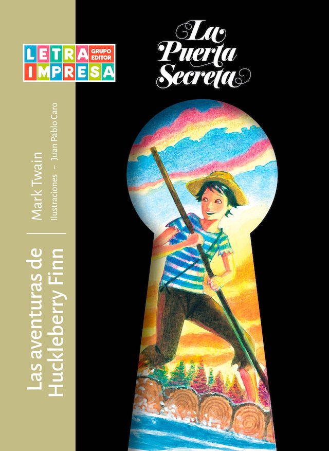 Book cover for Las aventuras de Huckleberry Finn