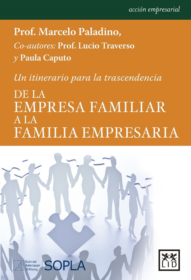 Book cover for De la empresa familiar a la familia empresaria