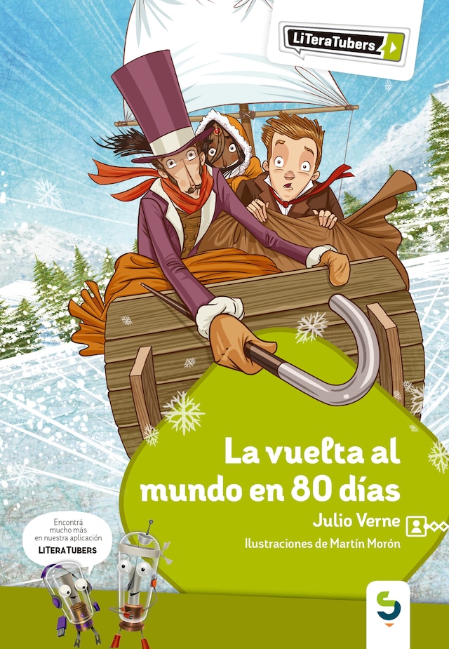 Okładka książki dla La vuelta al mundo en 80 días